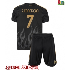 Juventus Francisco Conceicao #7 Tredje Kläder Barn 2026-27 Kortärmad (+ Korta byxor)